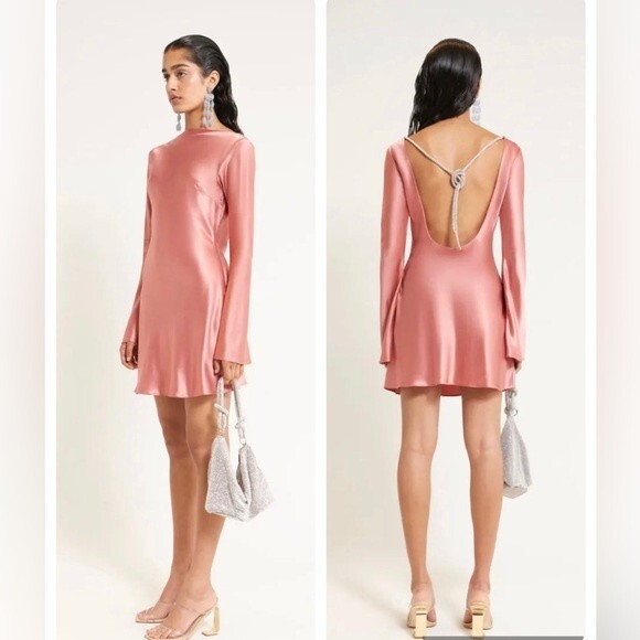 cult gaia Dresses & Skirts - Cult Gaia Milla Open Back Mini Dress in Jaipur Size 6 NWT